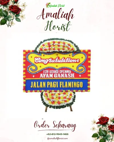 Bunga Papan Congratulation di Rumah Duka Depok Margonda